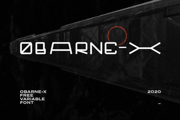 Obarne-X Sans Serif Font