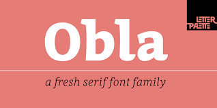 Obla Font