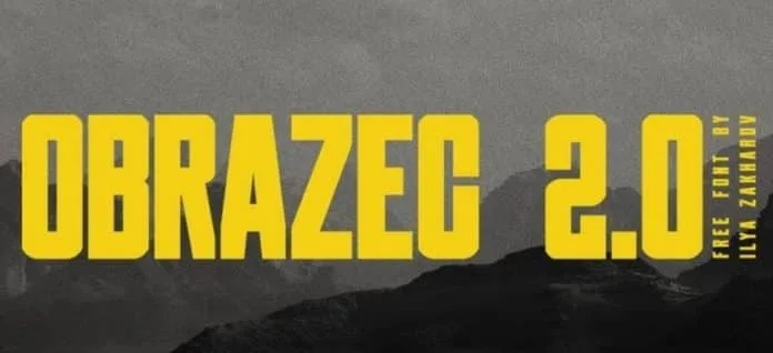 Obrazec 2.0 (c) Ilya Zakharov Font