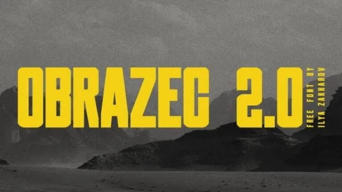 Obrazec Display Font