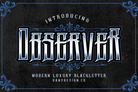 Observer Font