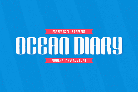 Ocean Diary Font Ocean Diary Font