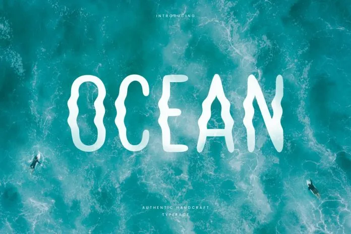 Ocean - Hand Writing Summer Font