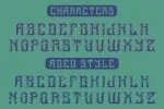 Ocean Storm label font