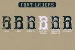 Ocean Storm label font