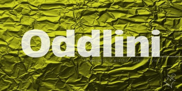 Oddlini Font SuperFamily