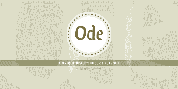 Ode Font Free Download