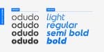 Odudo Stencil Font