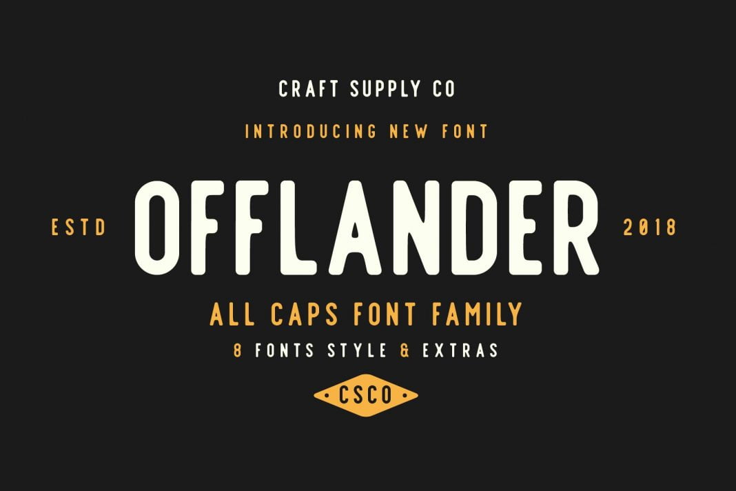 Offlander Font Family