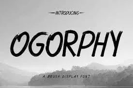 Ogorphy Font
