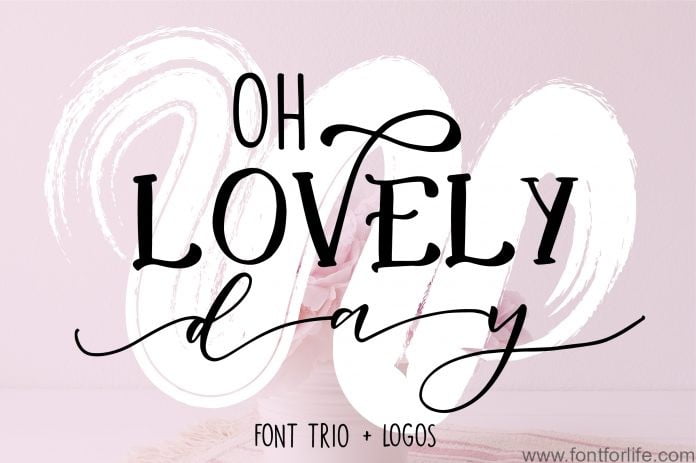Oh Lovely Day Font