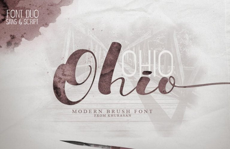 Ohio Font Duo Font Free Download