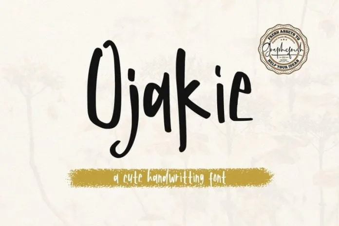 Ojakie - Cute Display Font