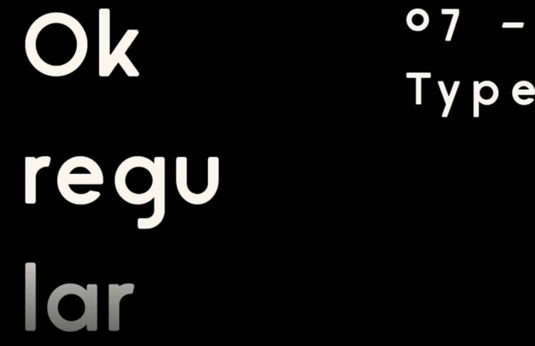 Ok — Regular Font