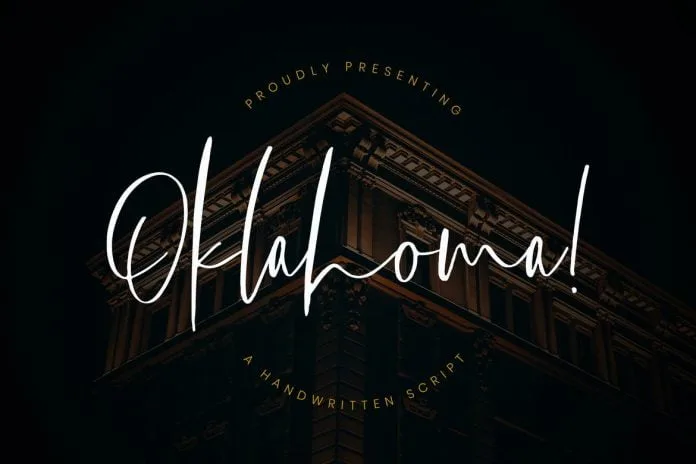 Oklahoma Handwritten Script