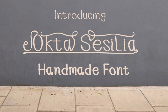 Okta Sesilia - Handmade Font