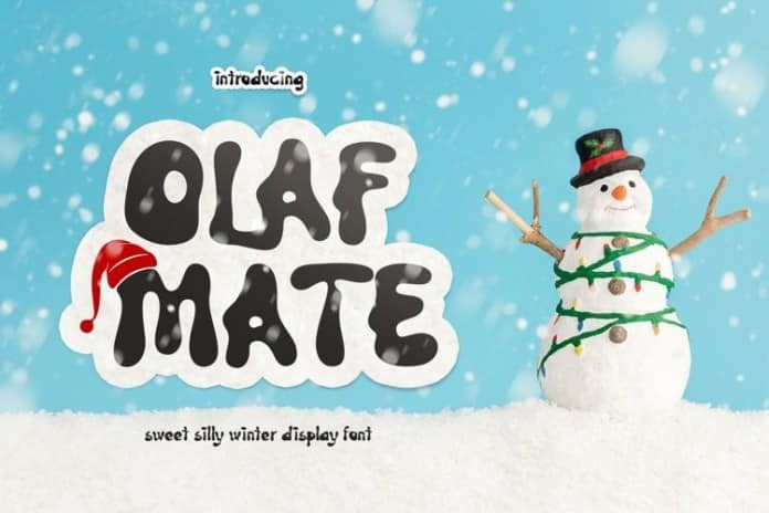 Olaf Mate Typeface Font