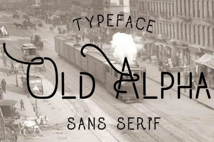 Old Alpha Font