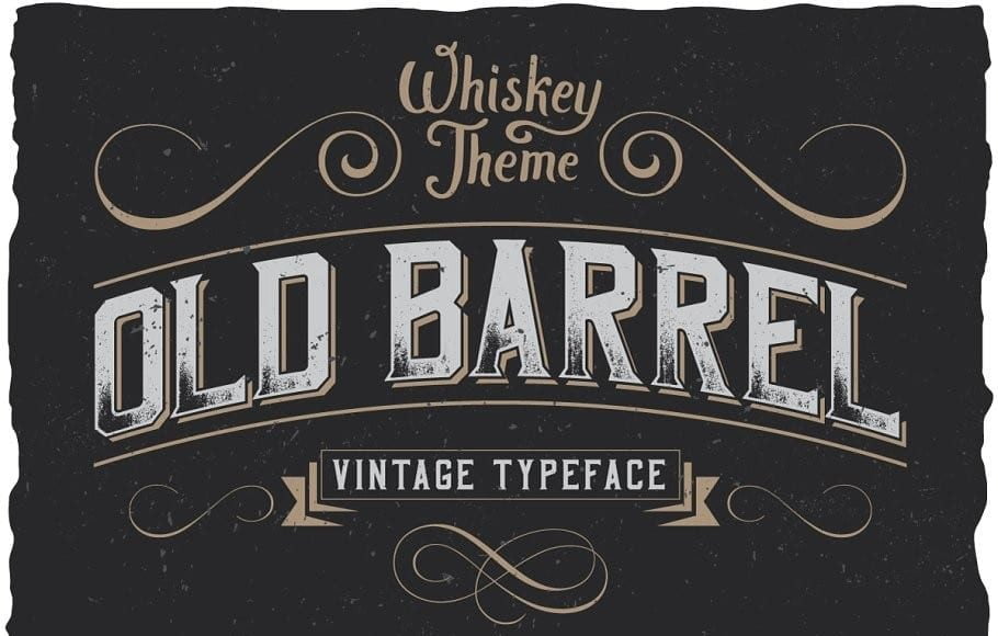 OldBarrel Vintage Typeface Font