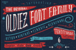 Oldiez Complete Family - 12 Styles Font