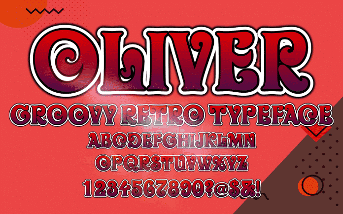 Oliver - Groovy Retro Typeface Font