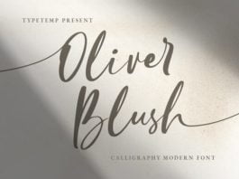 Oliver Blush Font