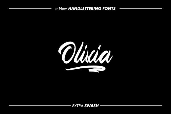 Olivia GJ - Hand Lettering Font