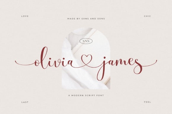 Olivia James Font