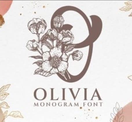 Olivia Monogram Font