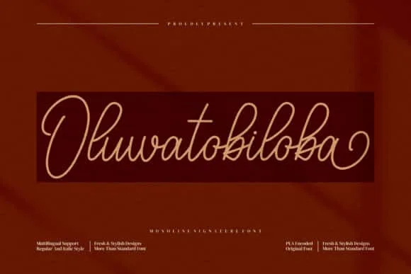 Oluwatobiloba Font Oluwatobiloba Font