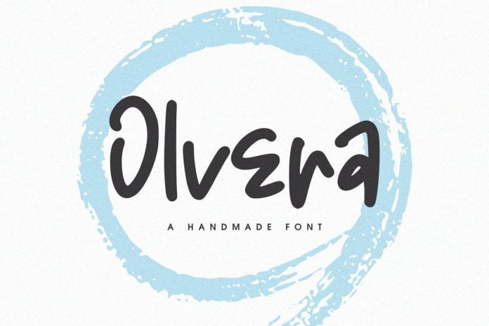 Olvera - Handmade Font