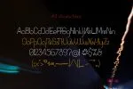 One Thin Line Font