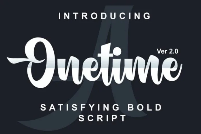 Onetime 2.0 Font