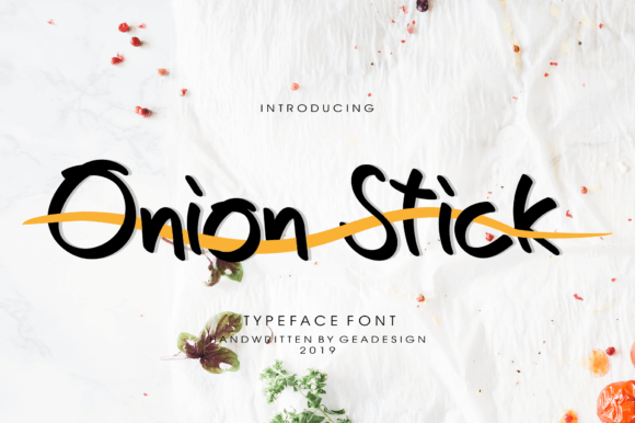 Onion Stick Font