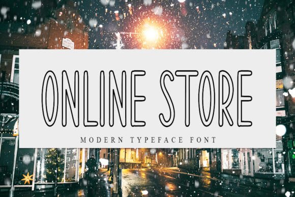 Online Store Font