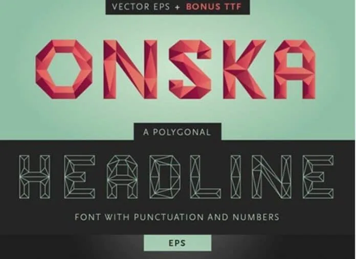 Onska vector Font