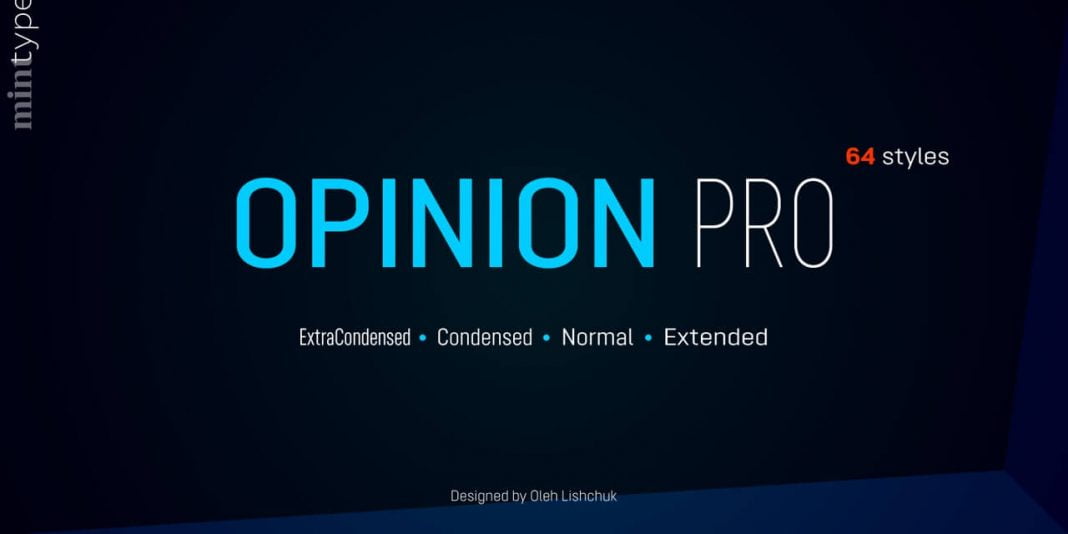 Opinion Pro Font