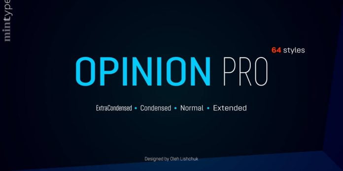 Opinion Pro Font