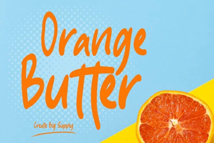 Orange Butter Font