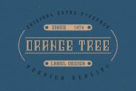 Orange Tree Typeface