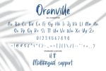 Oranville-Classy Handwritten Font