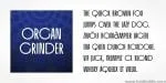 Organ Grinder Font
