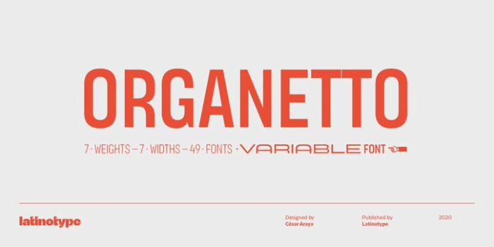 Organetto Font Family