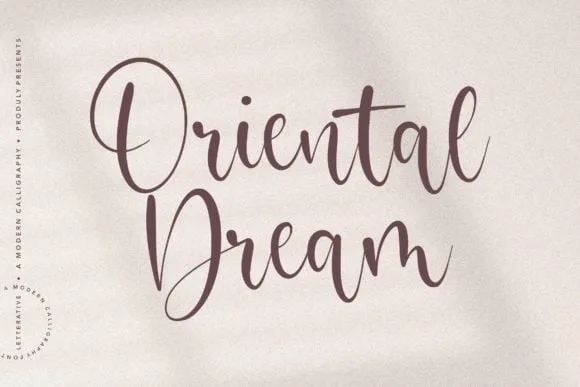 Oriental Dream Font
