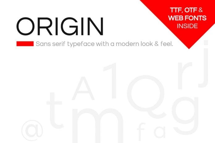 Origin Font