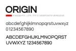 Origin Font