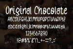 Original Chocolate Font