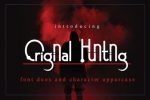 Original Hunting Font