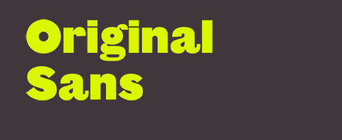 Original Sans Font Family