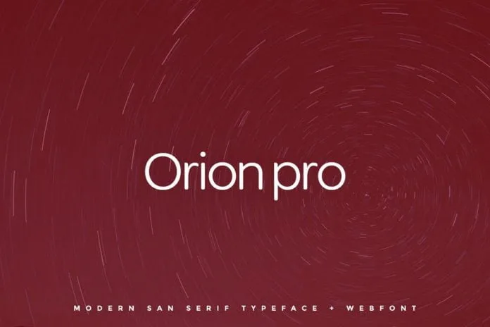 Orion Pro Font